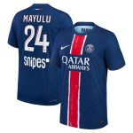 psg nike dri-fit adv home match shirt 2024-25 with mayulu 24 printing Kits Collection | Shop PSG Gear
