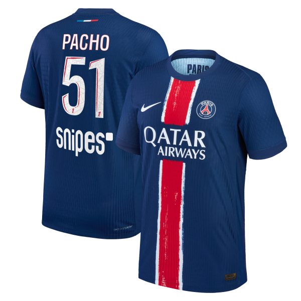 psg nike dri-fit adv home match shirt 2024-25 with pacho 51 printing Kits Collection | Shop PSG Gear