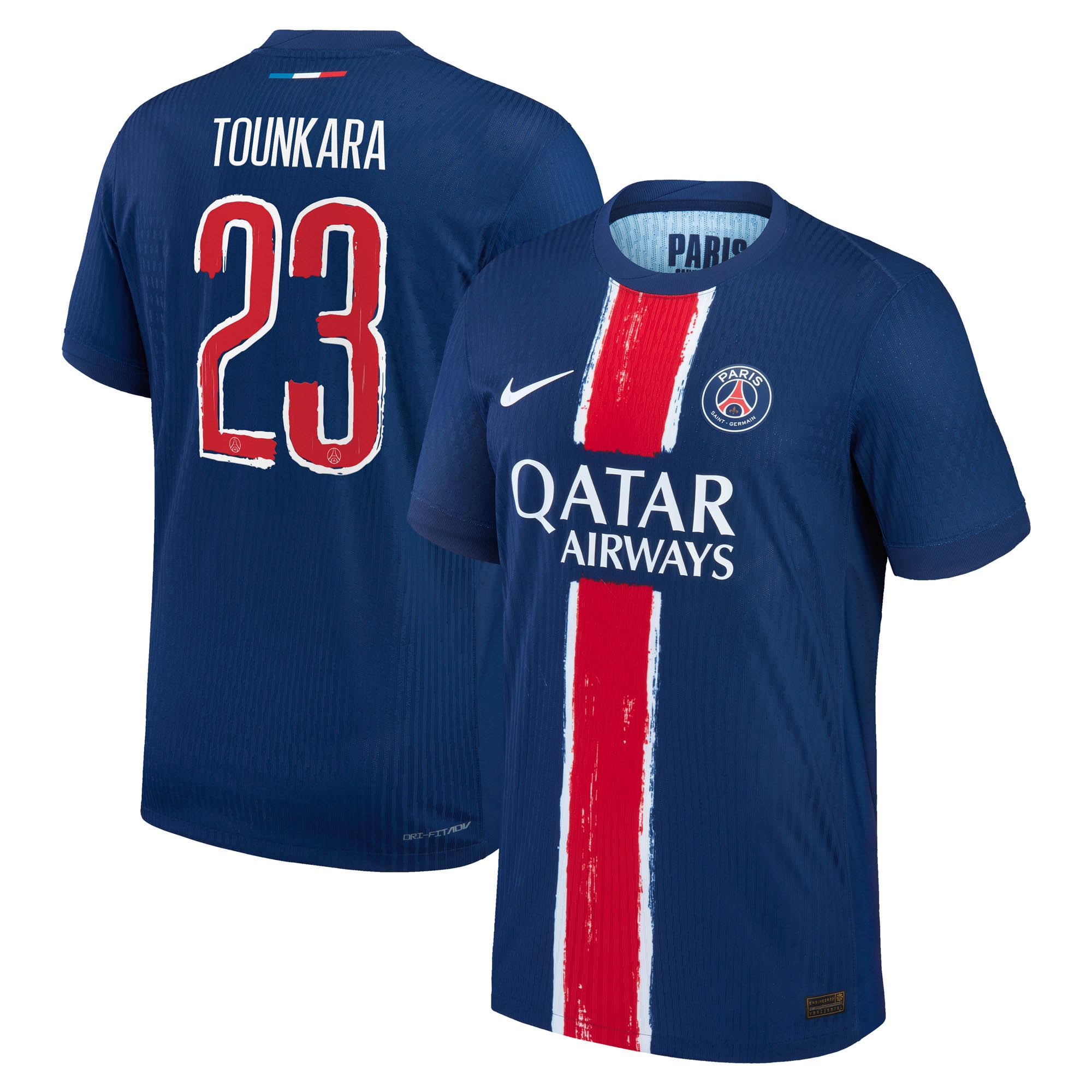 psg nike dri-fit adv home match shirt 2024-25 with tounkara 23 printing Kits Collection | Shop PSG Gear