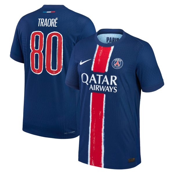 psg nike dri-fit adv home match shirt 2024-25 with traore 80 printing Kits Collection | Shop PSG Gear