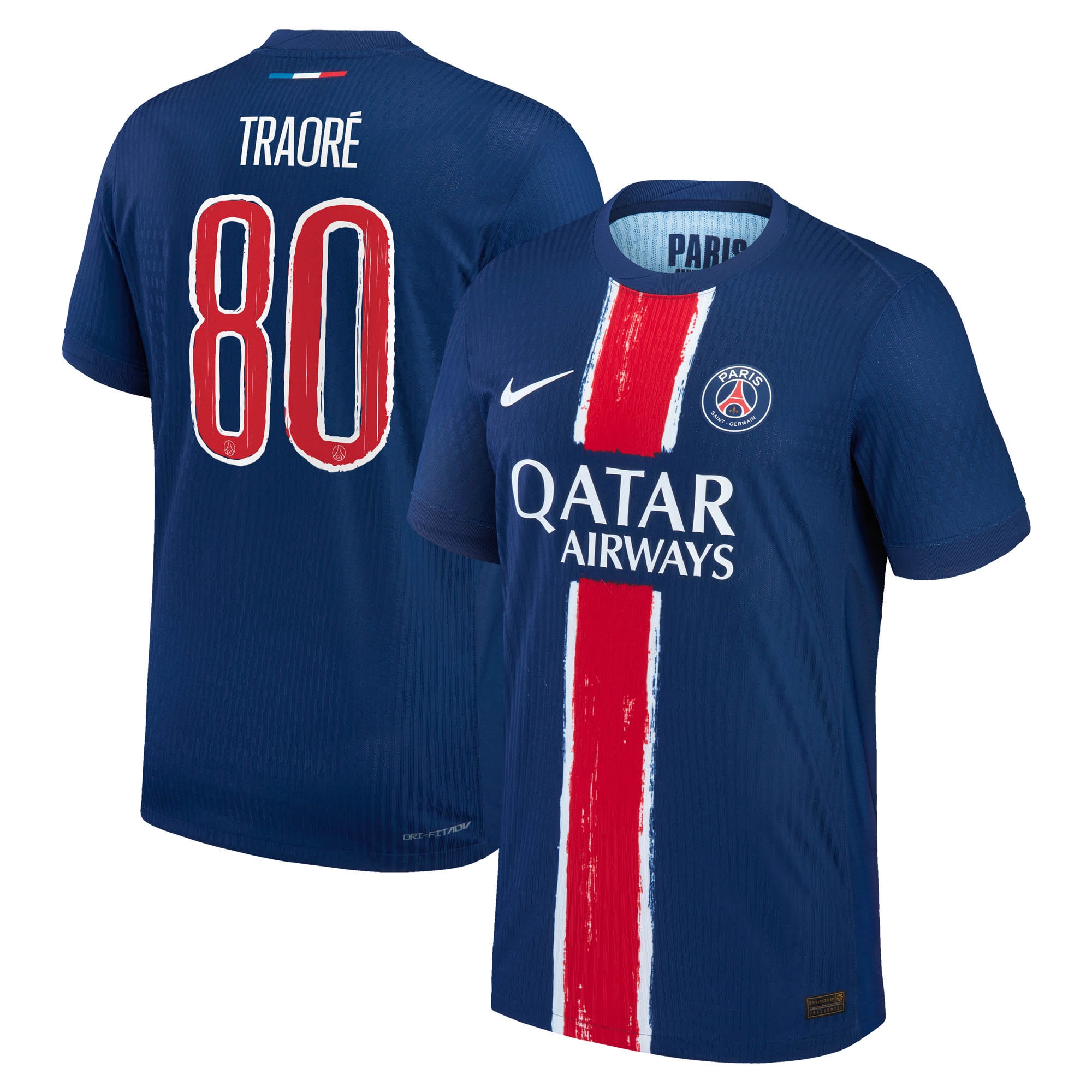 psg nike dri-fit adv home match shirt 2024-25 with traore 80 printing Kits Collection | Shop PSG Gear