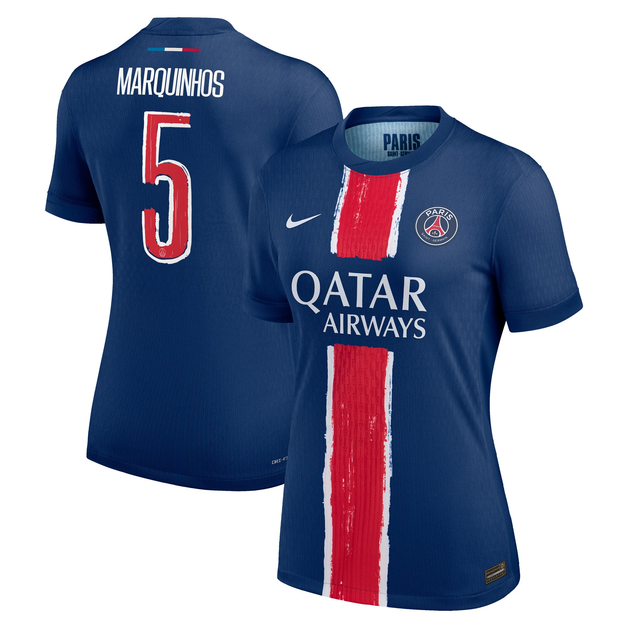 psg nike dri-fit adv home match shirt 2024-25 – womens with cup printing marquinhos 5 Kits Collection | Shop PSG Gear