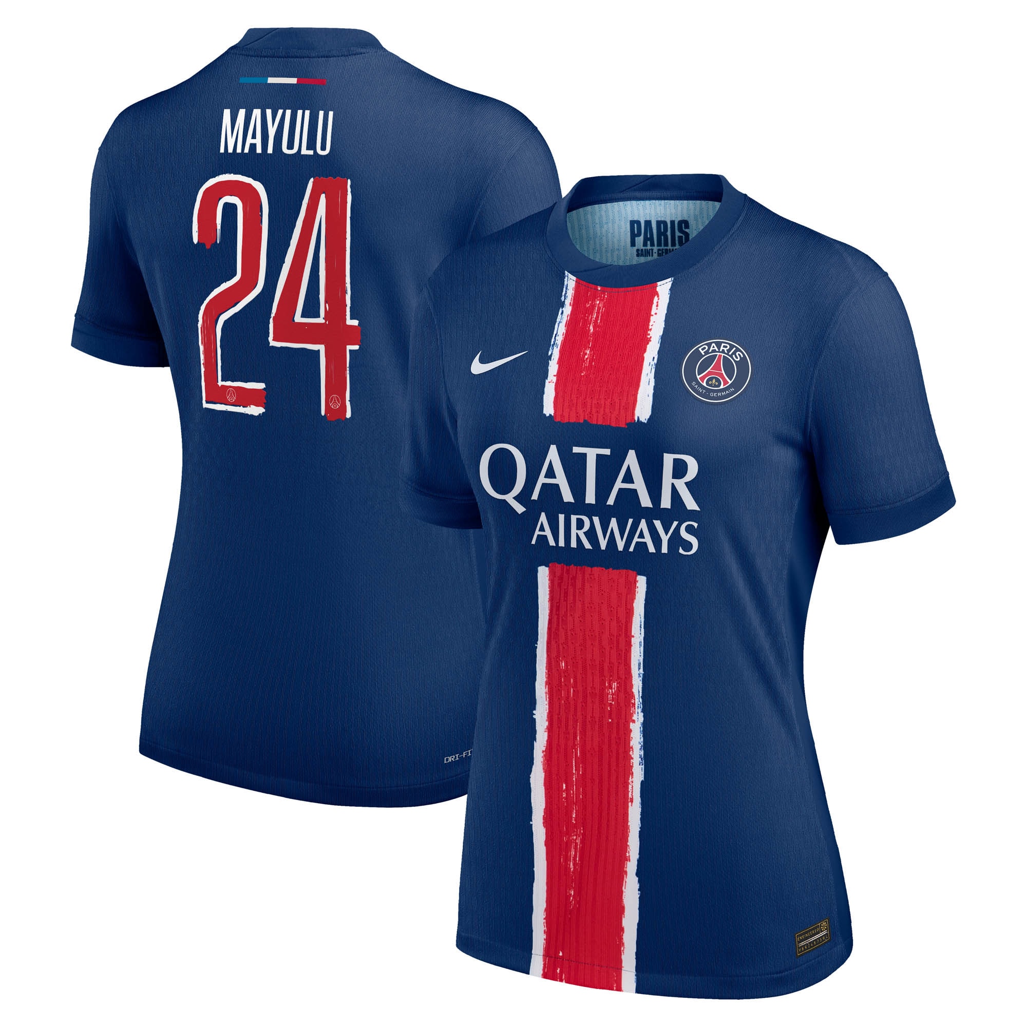 psg nike dri-fit adv home match shirt 2024-25 – womens with cup printing mayulu 24 Kits Collection | Shop PSG Gear