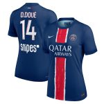 psg nike dri-fit adv home match shirt 2024-25 – womens with d.doue 14 printing Kits Collection | Shop PSG Gear
