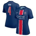 psg nike dri-fit adv home match shirt 2024-25 – womens with dudek 4 printing Kits Collection | Shop PSG Gear