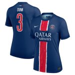 psg nike dri-fit adv home match shirt 2024-25 – womens with dunn 3 printing Kits Collection | Shop PSG Gear