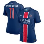 psg nike dri-fit adv home match shirt 2024-25 – womens with martens-van leer 11 printing Kits Collection | Shop PSG Gear