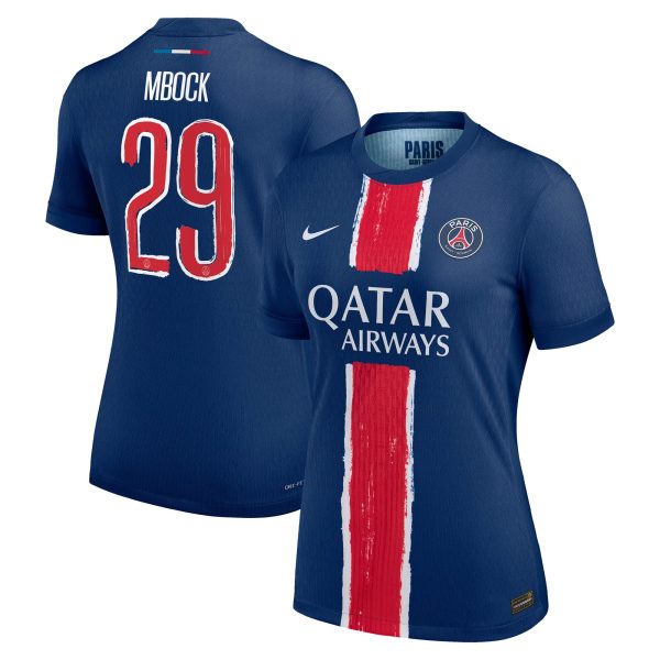 psg nike dri-fit adv home match shirt 2024-25 – womens with mbock 29 printing Kits Collection | Shop PSG Gear