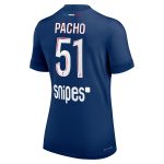 psg nike dri-fit adv home match shirt 2024-25 – womens with pacho 51 printing Kits Collection | Shop PSG Gear