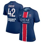 psg nike dri-fit adv home match shirt 2024-25 – womens with zague 42 printing Kits Collection | Shop PSG Gear
