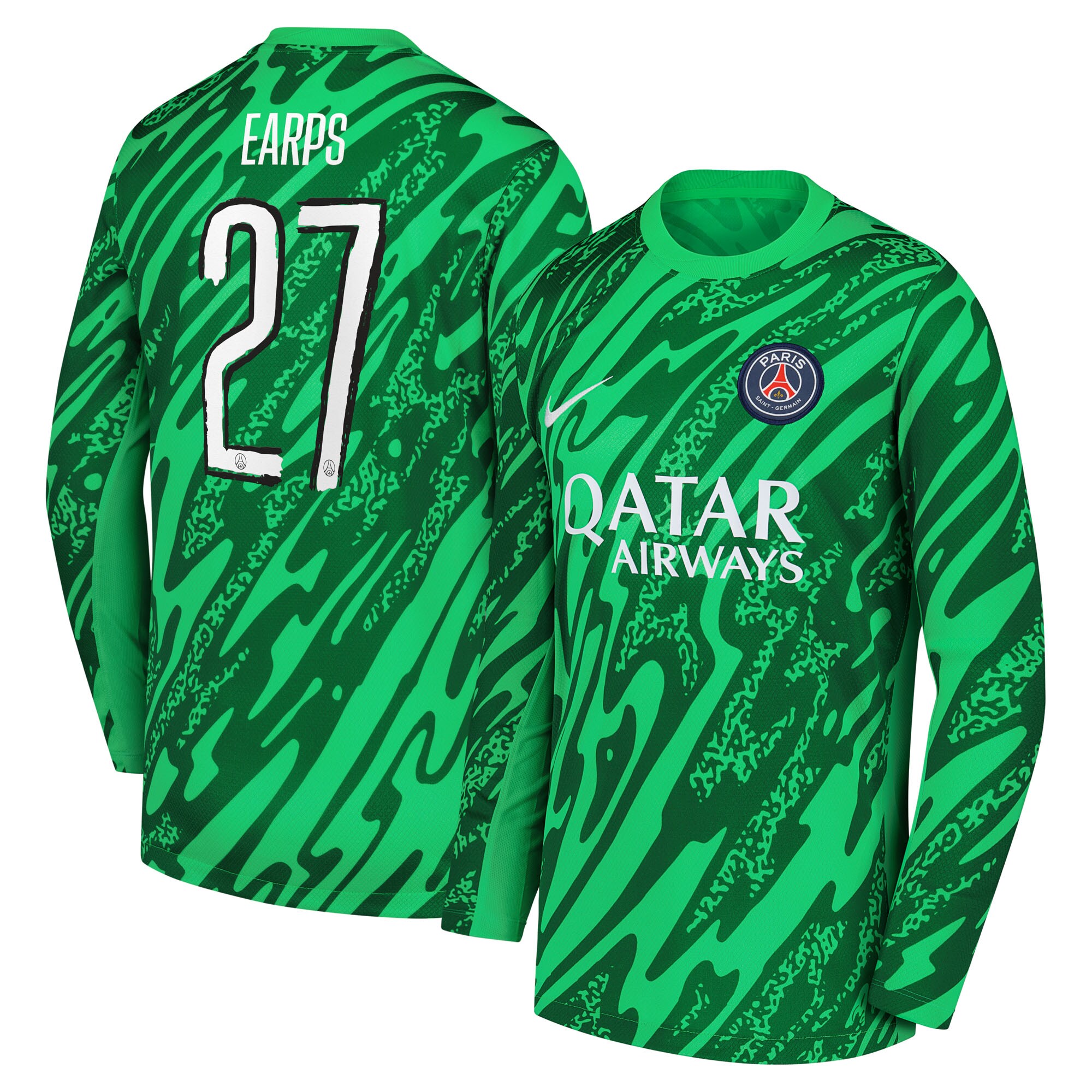 psg nike goalkeeper stadium shirt 2024-25 – kids with earps 27 printing Kits Collection | Shop PSG Gear