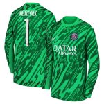 psg nike goalkeeper stadium shirt 2024-25 – kids with kiedrzynek 1 printing Kits Collection | Shop PSG Gear
