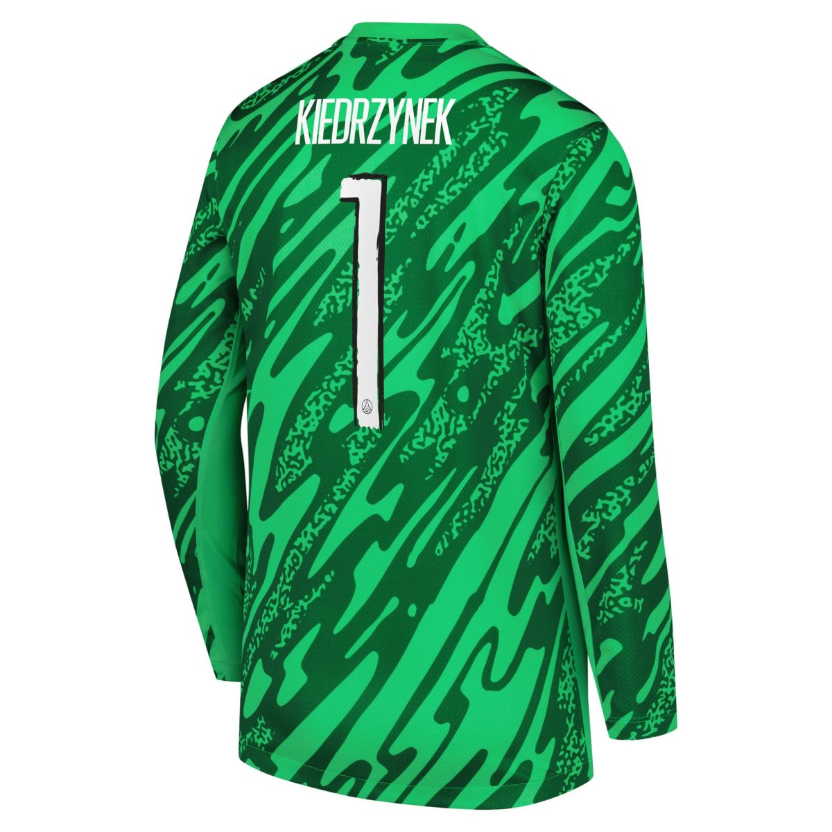 psg nike goalkeeper stadium shirt 2024-25 – kids with kiedrzynek 1 printing Kits Collection | Shop PSG Gear