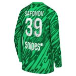 psg nike goalkeeper stadium shirt 2024-25 – kids with safonov 39 printing Kits Collection | Shop PSG Gear