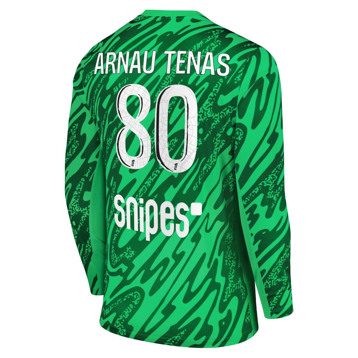 psg nike goalkeeper stadium shirt 2024-25 with arnau tenas 80 printing Kits Collection | Shop PSG Gear