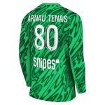 psg nike goalkeeper stadium shirt 2024-25 with arnau tenas 80 printing Kits Collection | Shop PSG Gear
