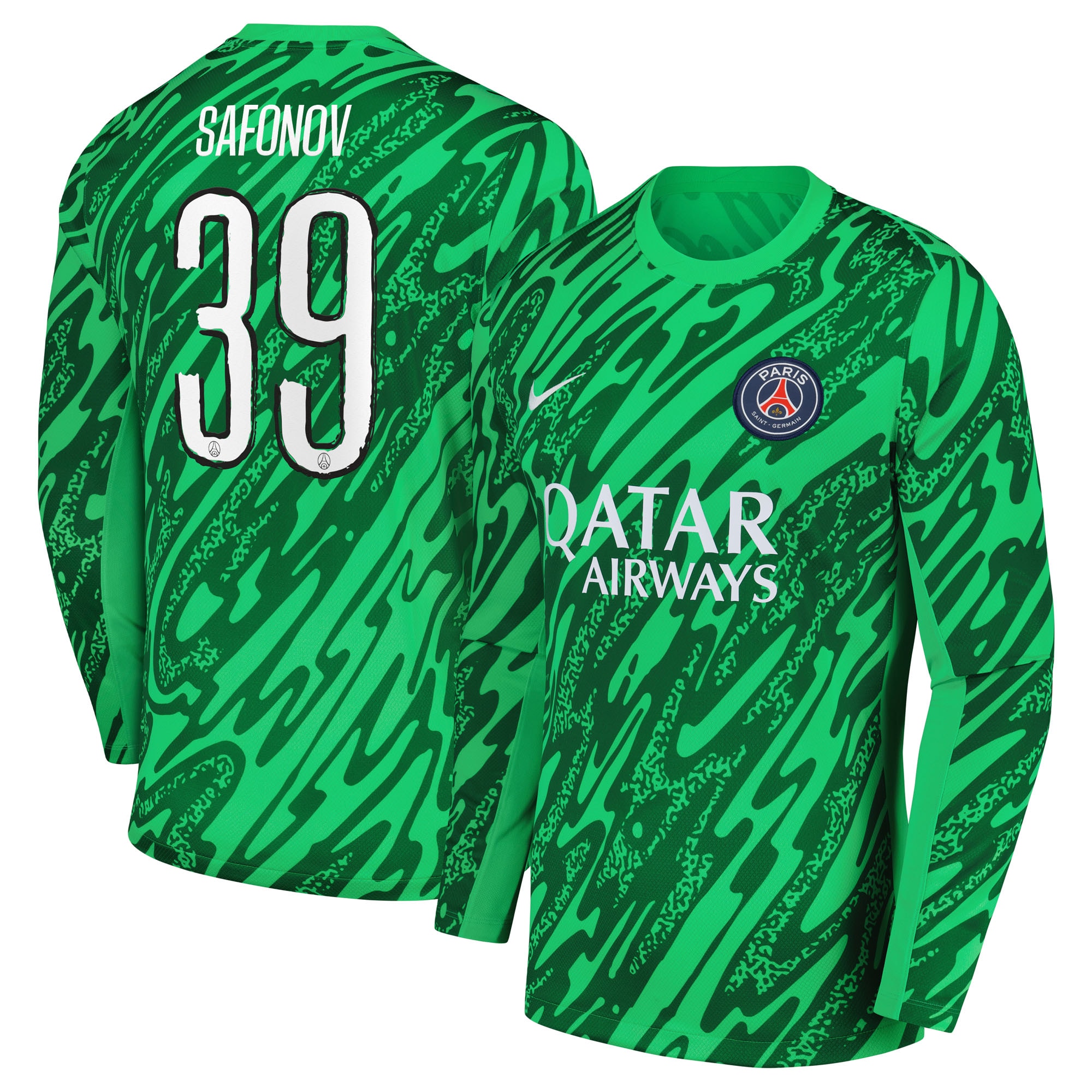 psg nike goalkeeper stadium shirt 2024-25 with cup printing safonov 39 Kits Collection | Shop PSG Gear