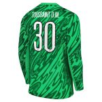 psg nike goalkeeper stadium shirt 2024-25 with toussaint d.m 30 printing Kits Collection | Shop PSG Gear