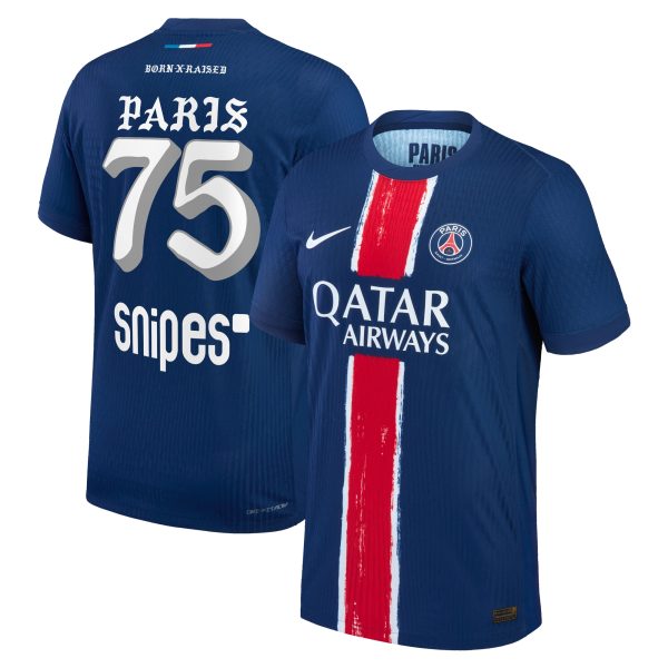 psg nike home dri-fit adv match shirt 2024-25 with born x raised printing paris 75 Kits Collection | Shop PSG Gear
