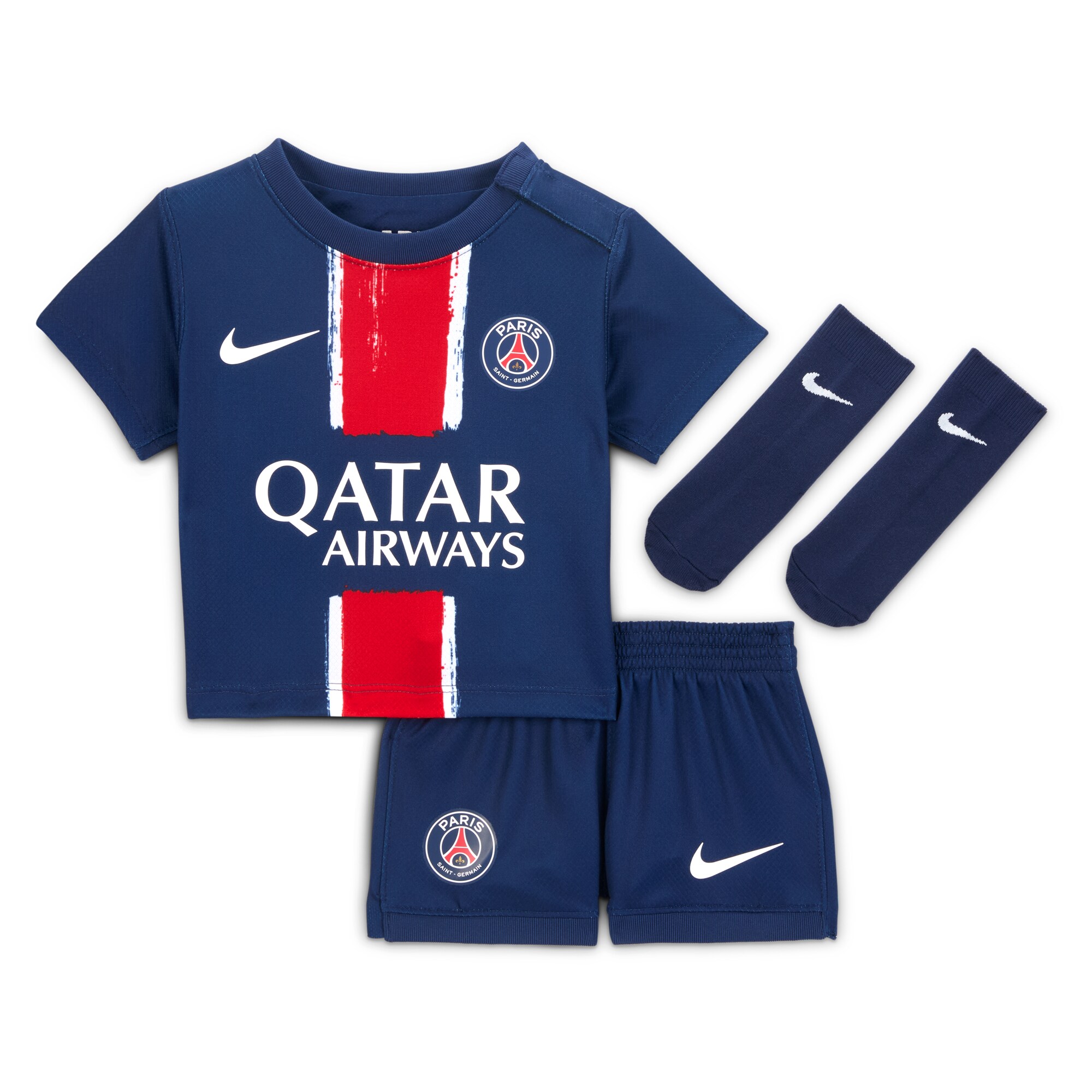psg nike home mini kit 2024-25 – infants with danilo 15 printing Kits Collection | Shop PSG Gear