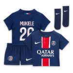 psg nike home mini kit 2024-25 – infants with mukiele 26 printing Kits Collection | Shop PSG Gear