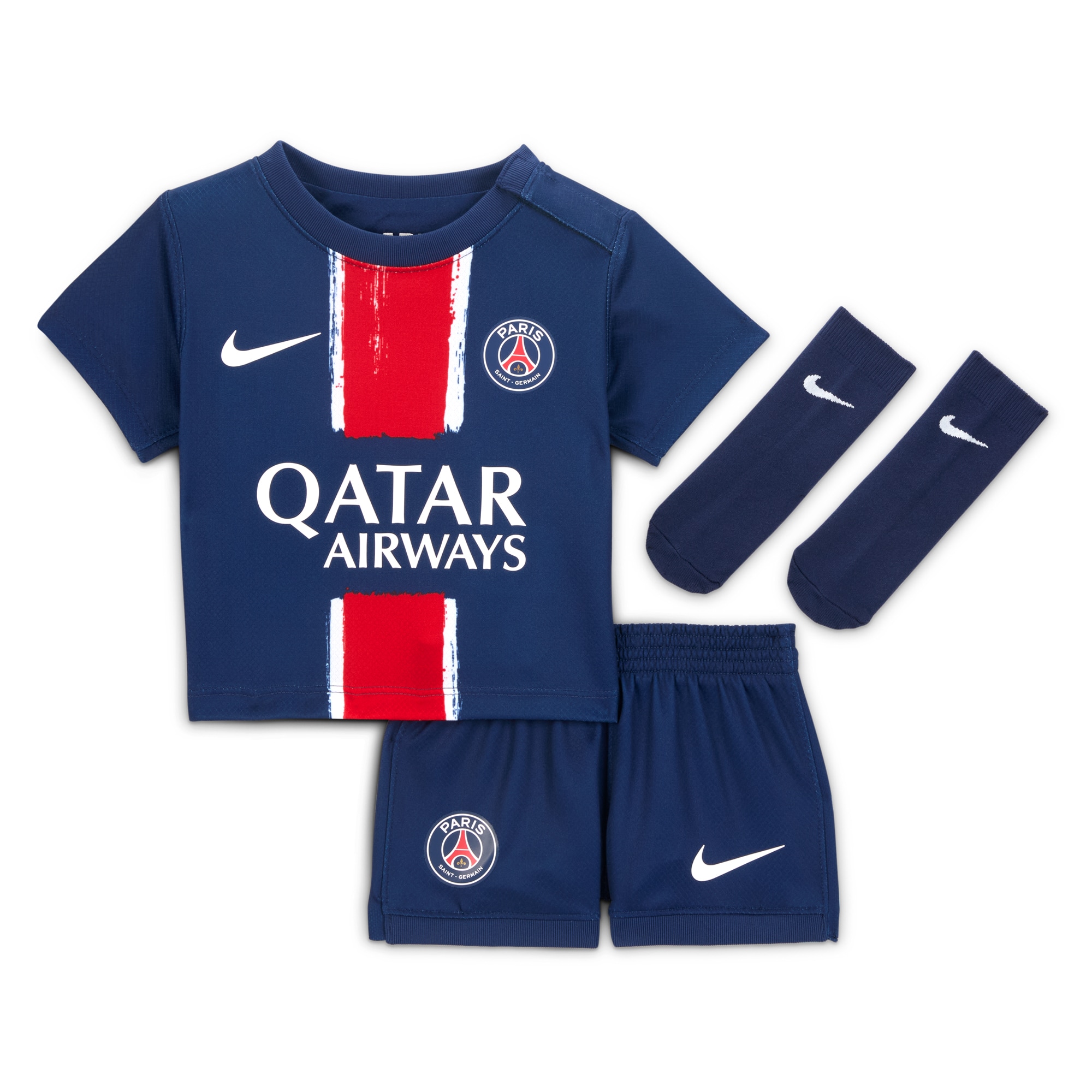 psg nike home mini kit 2024-25 – infants with pacho 51 printing Kits Collection | Shop PSG Gear