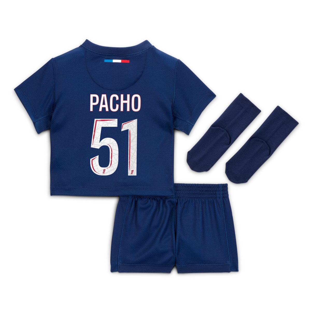 psg nike home mini kit 2024-25 – infants with pacho 51 printing Kits Collection | Shop PSG Gear