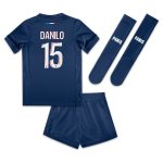 psg nike home mini kit 2024-25 – little kids with danilo 15 printing Kits Collection | Shop PSG Gear