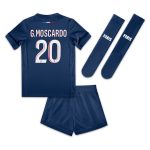 psg nike home mini kit 2024-25 – little kids with g.moscardo 20 printing Kits Collection | Shop PSG Gear