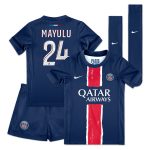 psg nike home mini kit 2024-25 – little kids with mayulu 24 printing Kits Collection | Shop PSG Gear