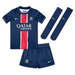 psg nike home mini kit 2024-25 – little kids with pacho 51 printing Kits Collection | Shop PSG Gear