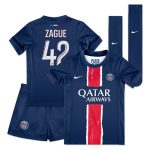 psg nike home mini kit 2024-25 – little kids with zague 42 printing Kits Collection | Shop PSG Gear