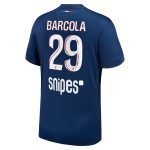psg nike home stadium shirt 2024-25 – kids with barcola 29 printing Kits Collection | Shop PSG Gear