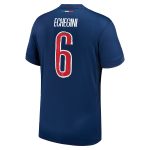 psg nike home stadium shirt 2024-25 – kids with echegini 6 printing Kits Collection | Shop PSG Gear