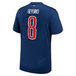 psg nike home stadium shirt 2024-25 – kids with geyoro 8 printing Kits Collection | Shop PSG Gear