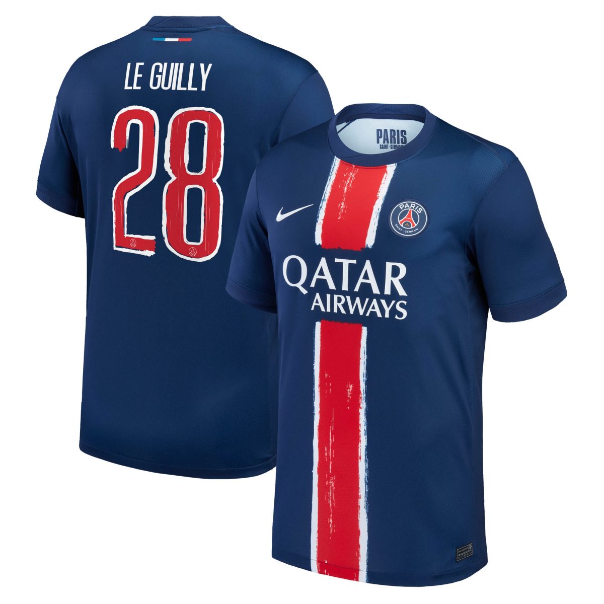 psg nike home stadium shirt 2024-25 – kids with le guilly 28 printing Kits Collection | Shop PSG Gear