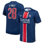 psg nike home stadium shirt 2024-25 – kids with le guilly 28 printing Kits Collection | Shop PSG Gear