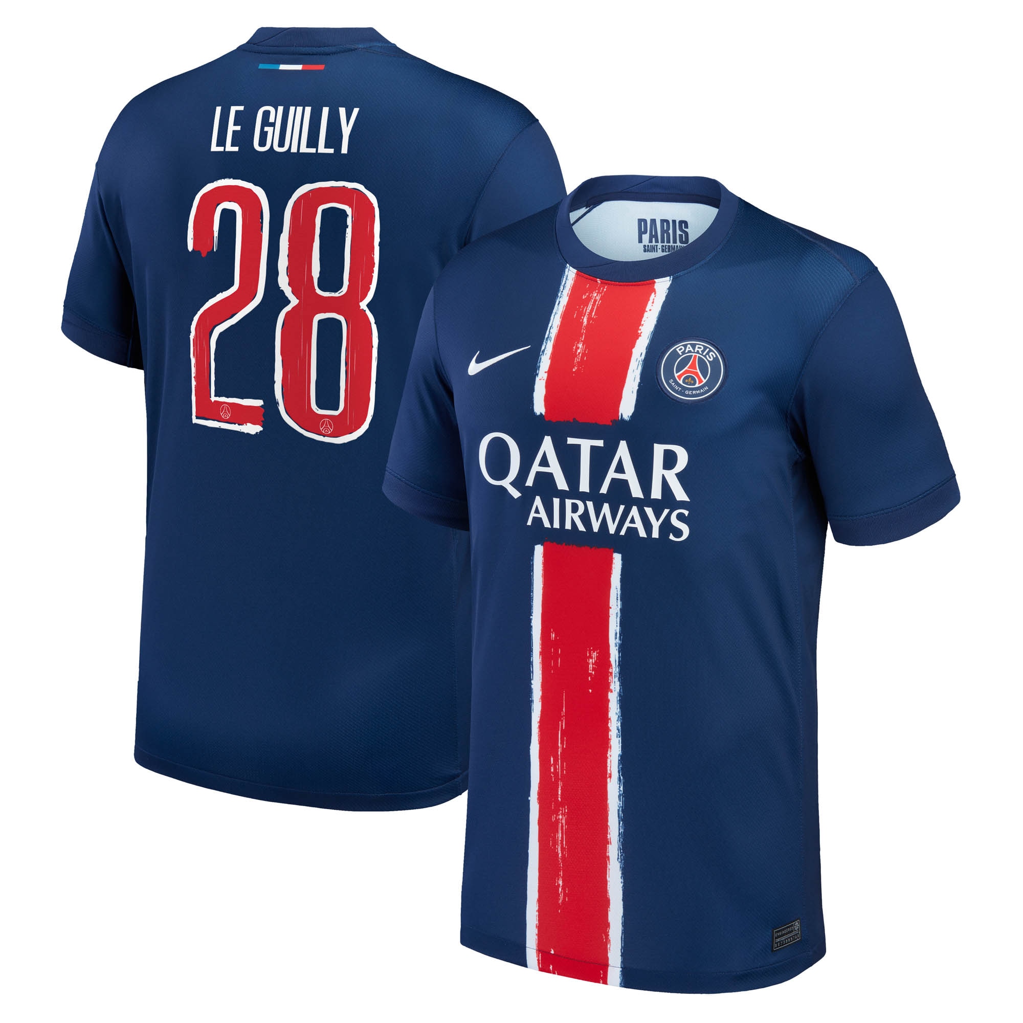 psg nike home stadium shirt 2024-25 – kids with le guilly 28 printing Kits Collection | Shop PSG Gear