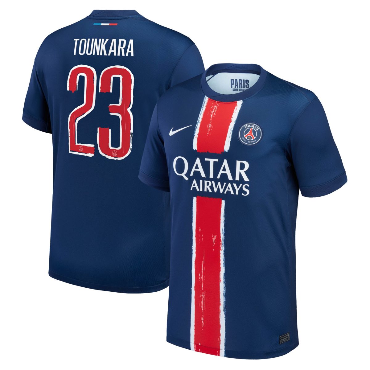 psg nike home stadium shirt 2024-25 – kids with tounkara 23 printing Kits Collection | Shop PSG Gear