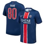 psg nike home stadium shirt 2024-25 – kids with traore 80 printing Kits Collection | Shop PSG Gear