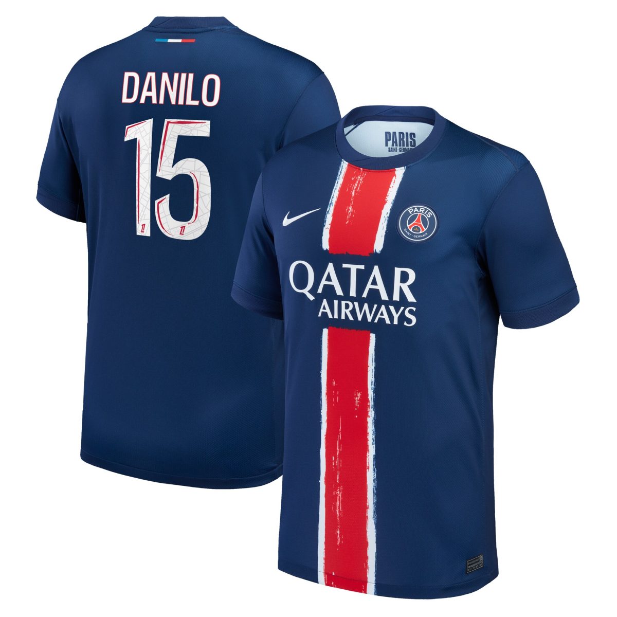 psg nike home stadium shirt 2024-25 with danilo 15 printing Kits Collection | Shop PSG Gear