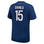 psg nike home stadium shirt 2024-25 with danilo 15 printing Kits Collection | Shop PSG Gear
