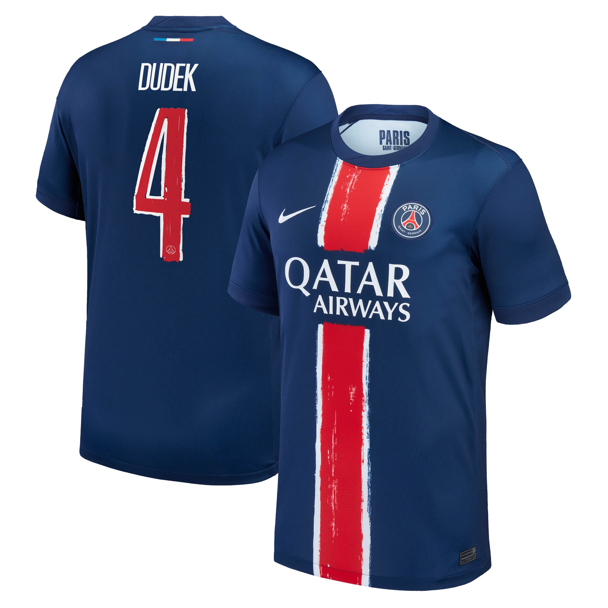 psg nike home stadium shirt 2024-25 with dudek 4 printing Kits Collection | Shop PSG Gear