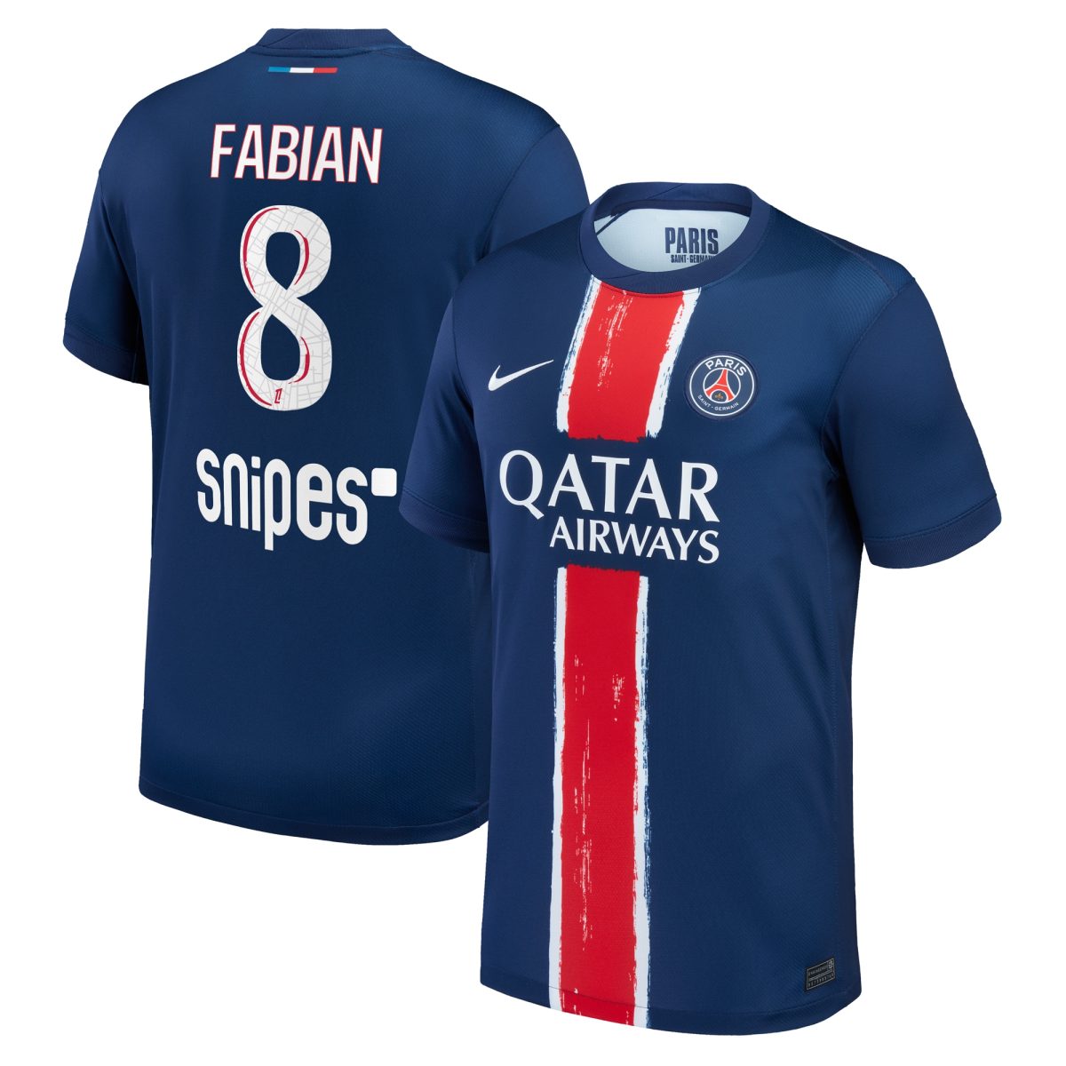 psg nike home stadium shirt 2024-25 with fabian 8 printing Kits Collection | Shop PSG Gear