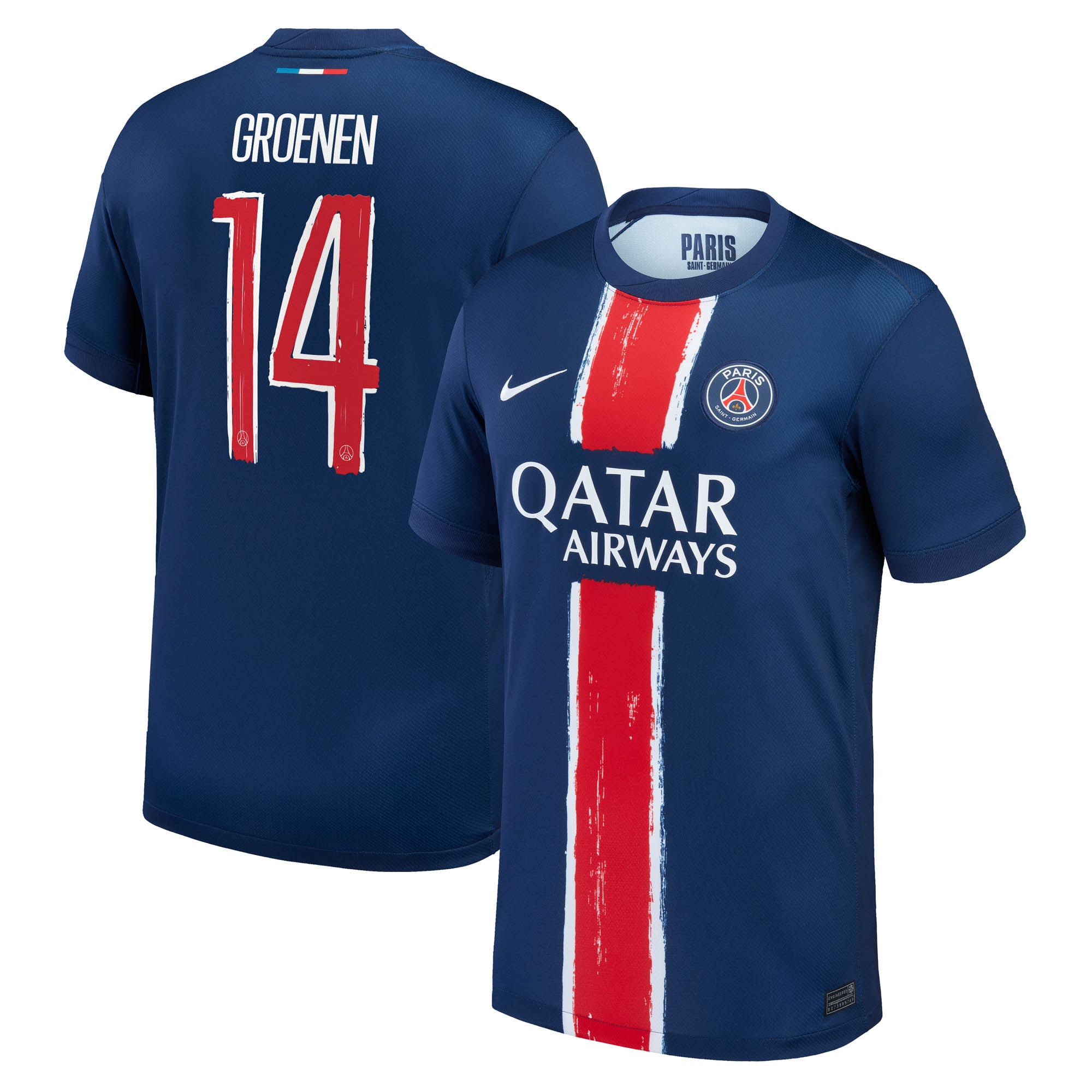 psg nike home stadium shirt 2024-25 with groenen 14 printing Kits Collection | Shop PSG Gear