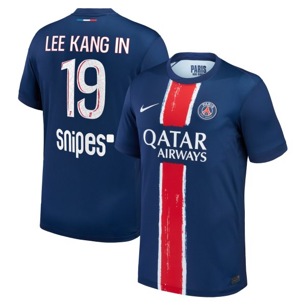 psg nike home stadium shirt 2024-25 with lee kang in 19 printing Kits Collection | Shop PSG Gear
