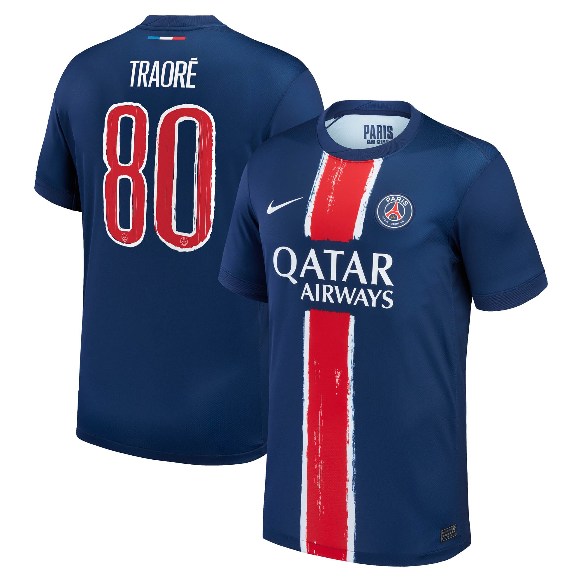 psg nike home stadium shirt 2024-25 with traore 80 printing Kits Collection | Shop PSG Gear