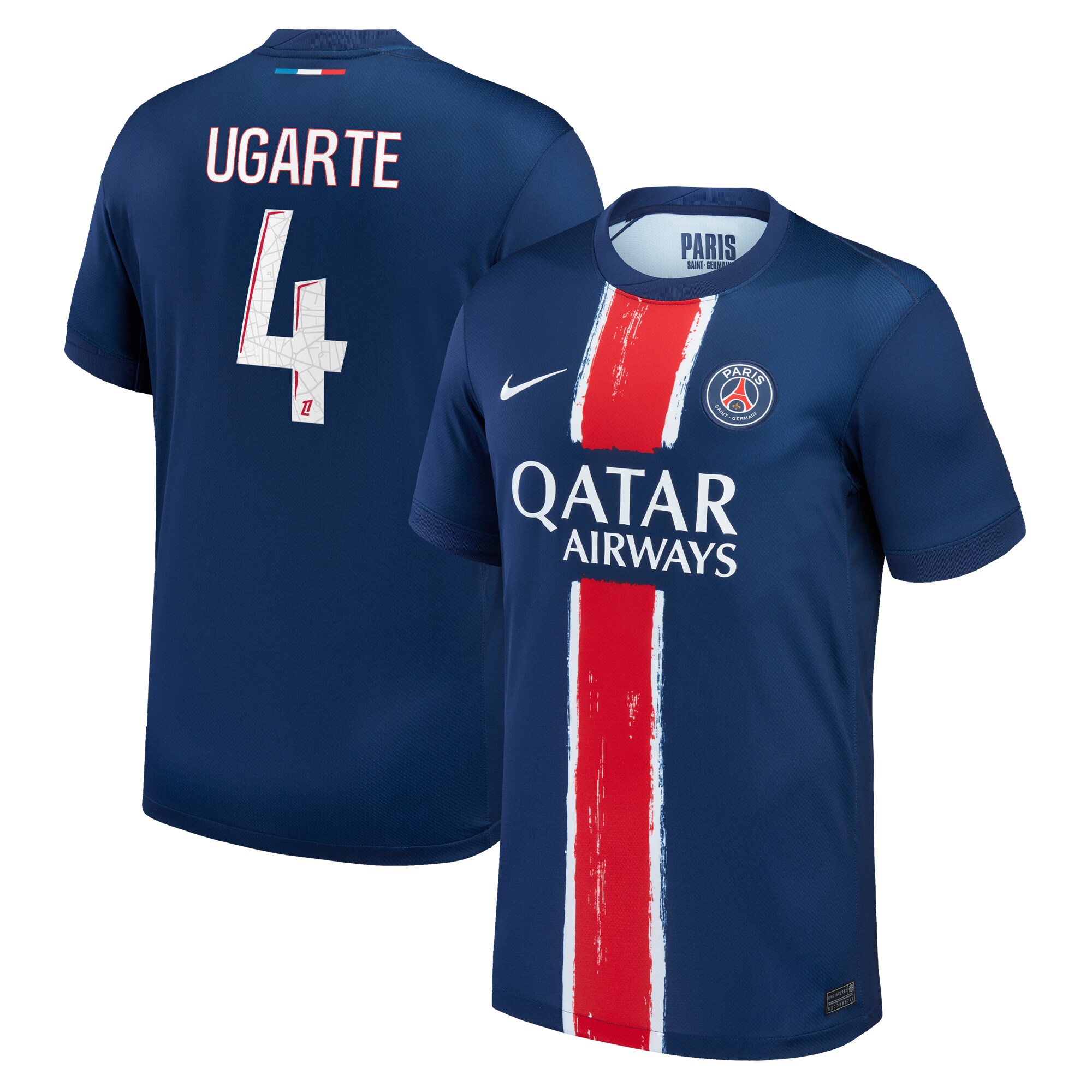 psg nike home stadium shirt 2024-25 with ugarte 4 printing Kits Collection | Shop PSG Gear