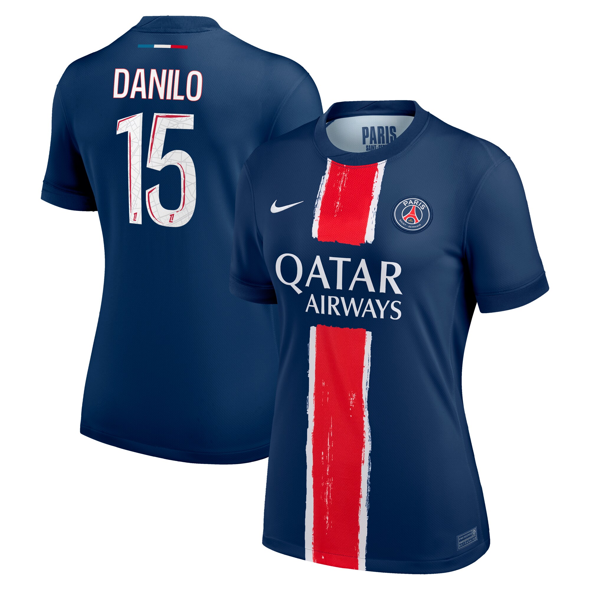 psg nike home stadium shirt 2024-25 – womens with danilo 15 printing Kits Collection | Shop PSG Gear