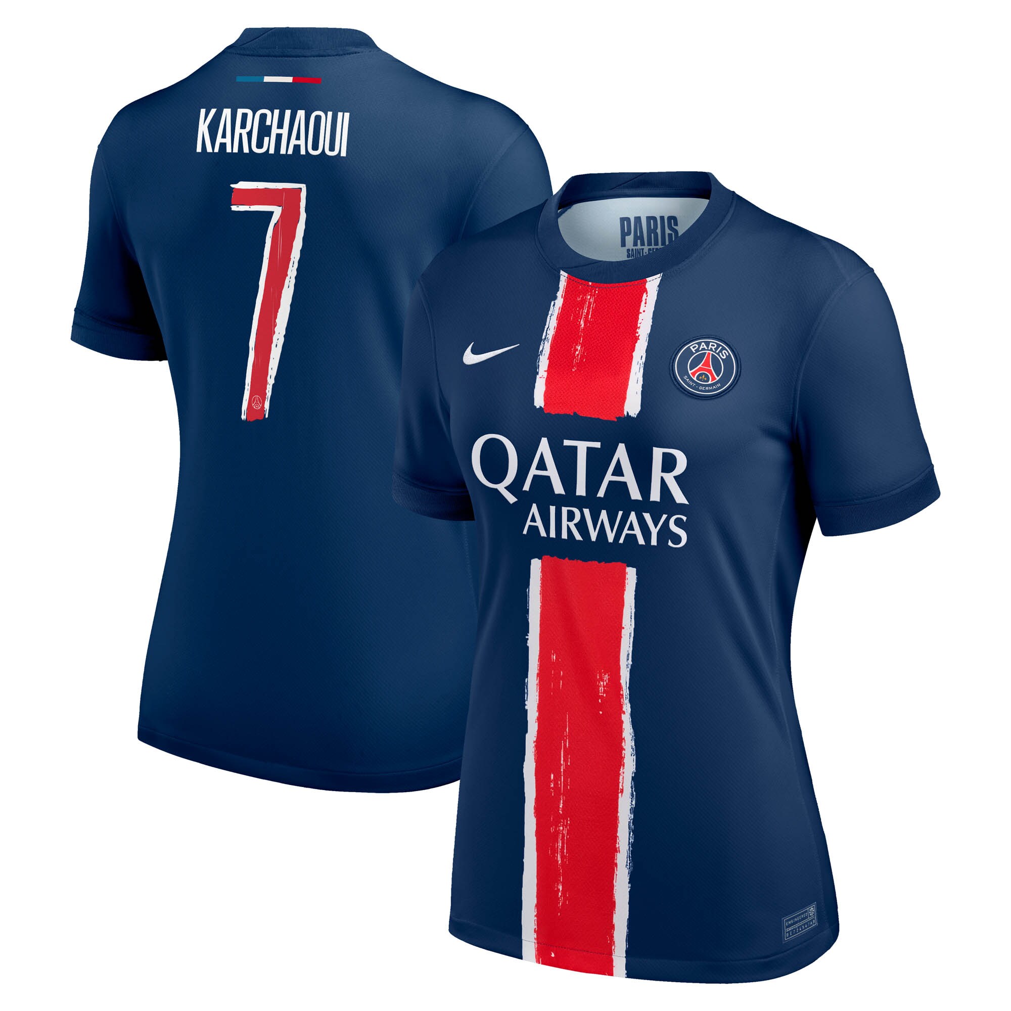 psg nike home stadium shirt 2024-25 – womens with karchaoui 7 printing Kits Collection | Shop PSG Gear